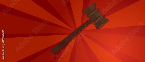 law gavel wooden hammer justice legal judicial revolution red propaganda strong strike protest