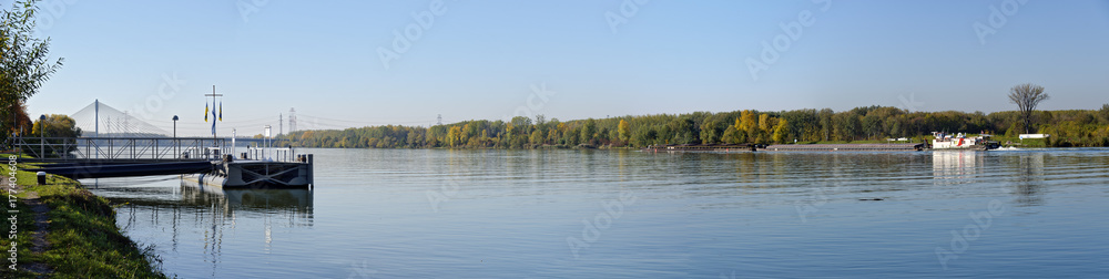 blue river Danube