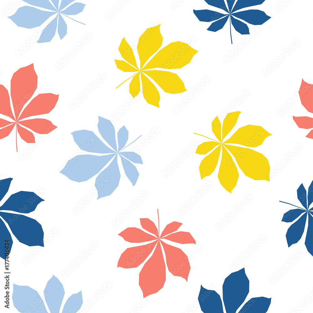 Obraz premium Abstract seamless pattern background. Childish handmade crafted cover