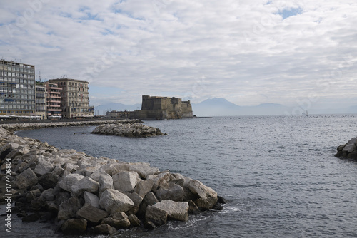 Naples, Italy - December 13, 2014: naples seawalk photo