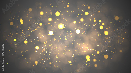 Christmas Background. Golde...