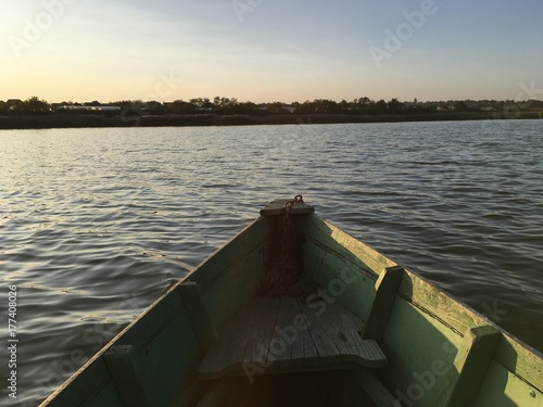 boat on lake 