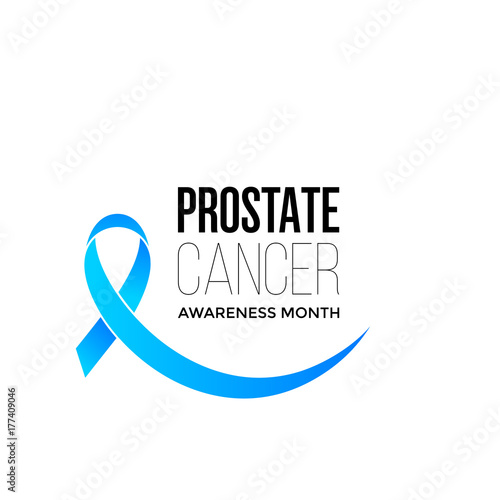 Movember men health man prostate cancer awareness month poster or man healthcare banner design. Vector Movember blue ribbon for no shave November social solidarity event against prostate cancer