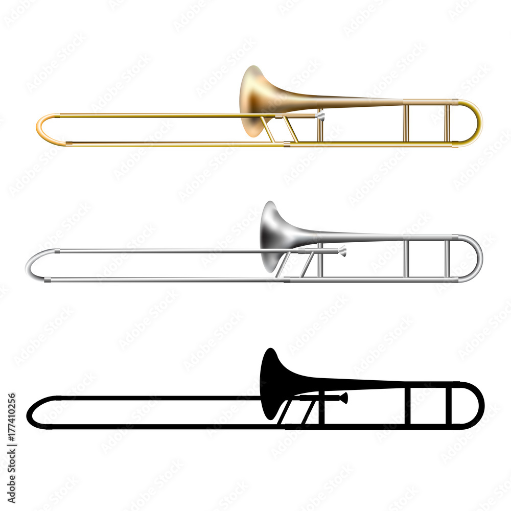 Obraz premium Trombone_set