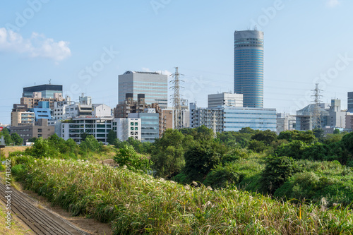 新横浜の都市風景