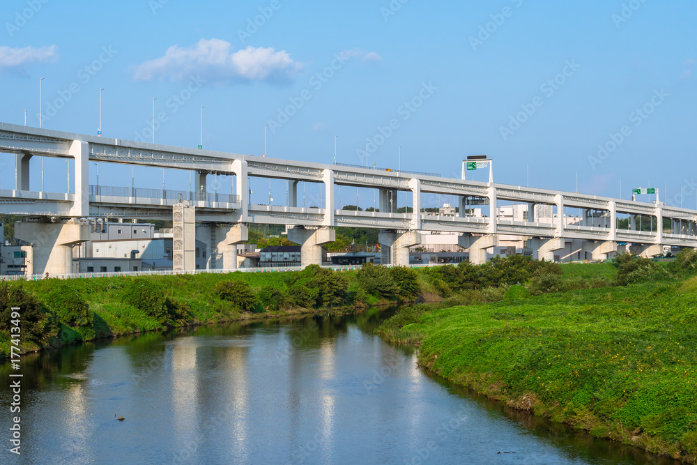 高速道路橋　横浜港北JCT２