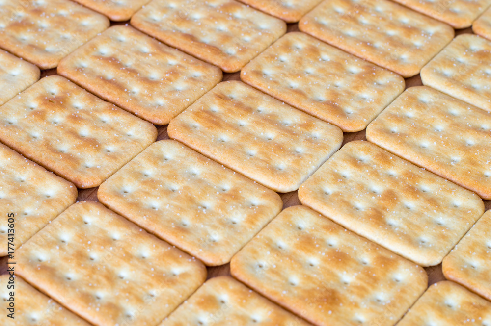 Salted Crackers as baskground. Salted Crackers as baskground.