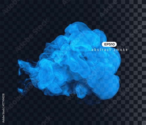Vector illustration of smoky shape.