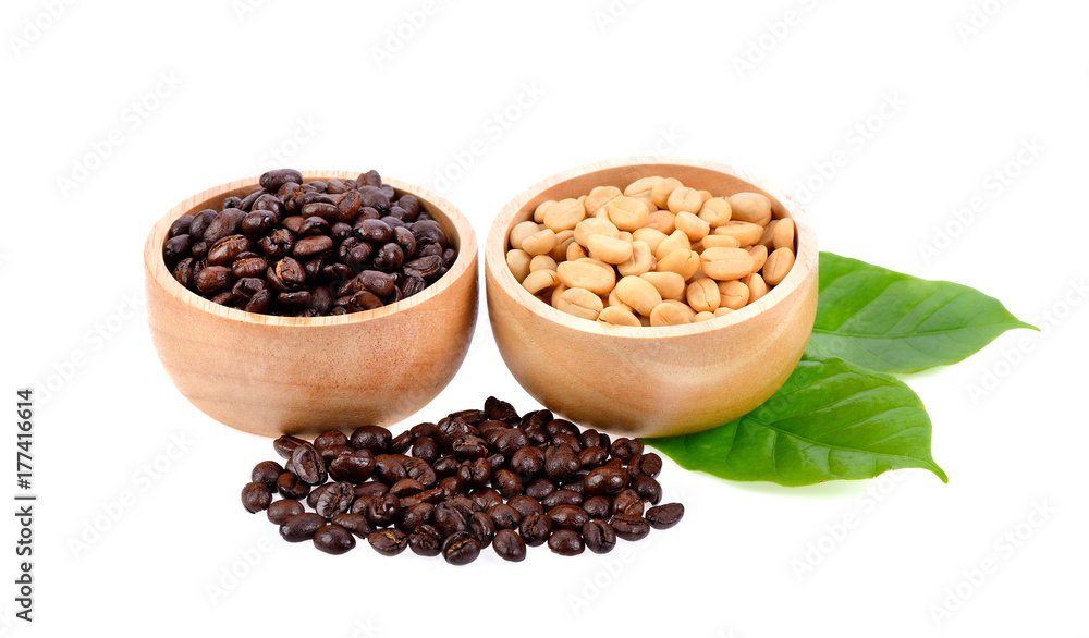 coffee bean on white background coffee bean on white background