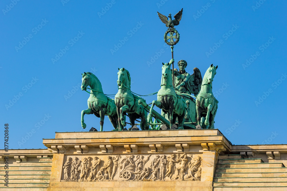 Obraz premium Brandenburger Tor (Quadriga)