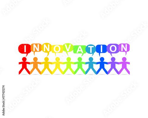 Innovation Paper People Speech Rainbow