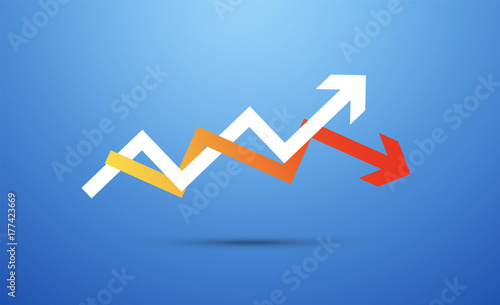 grafico economia, istogrammi, statistiche