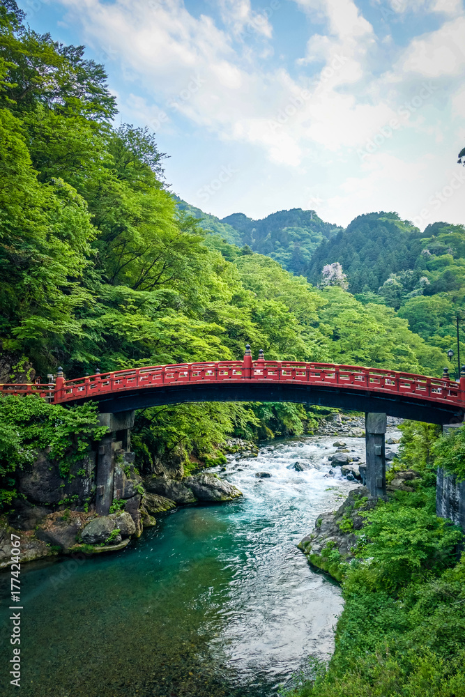 Shinkyo bridge, Nikko, Japan