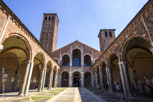 The Basilica of Sant Ambrogio  one of the most ancient churches in Milan