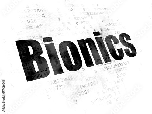Science concept: Bionics on Digital background