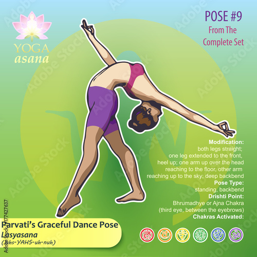 Yoga Parvati’s Graceful Dance Pose 9