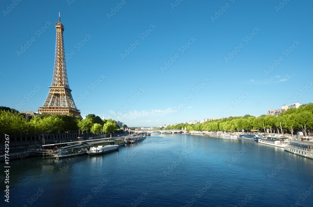 Fototapeta premium Eiffel tower, Paris. France