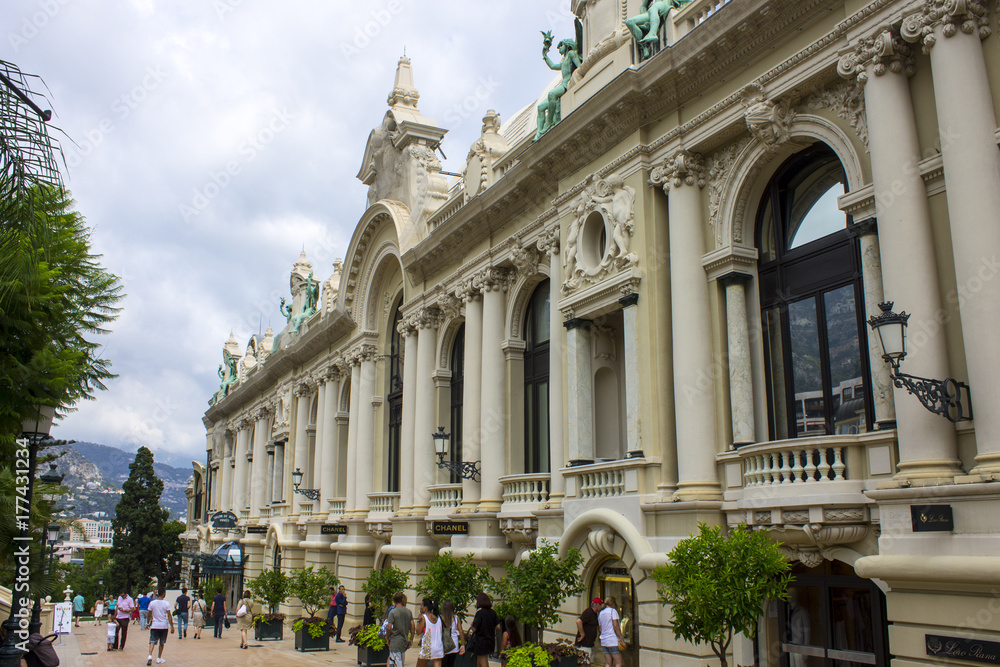 The Casino de Monte-Carlo, a gambling and entertainment complex located in the Principality of Monaco a sovereign city-state and microstate