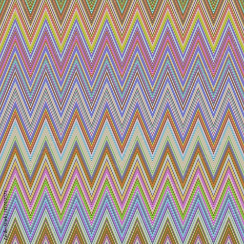 Colorful abstract zigzag stripe pattern background design