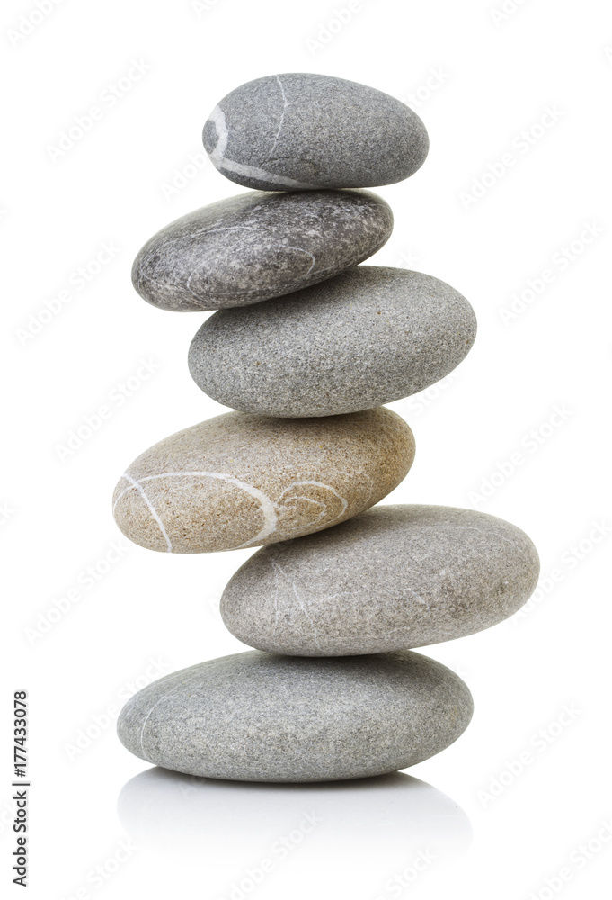 stone tower isolated on white background stone tower isolated on white background