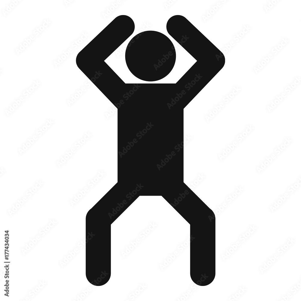 Stick figure stickman icon pictogram vector simple Stick figure stickman icon pictogram vector simple