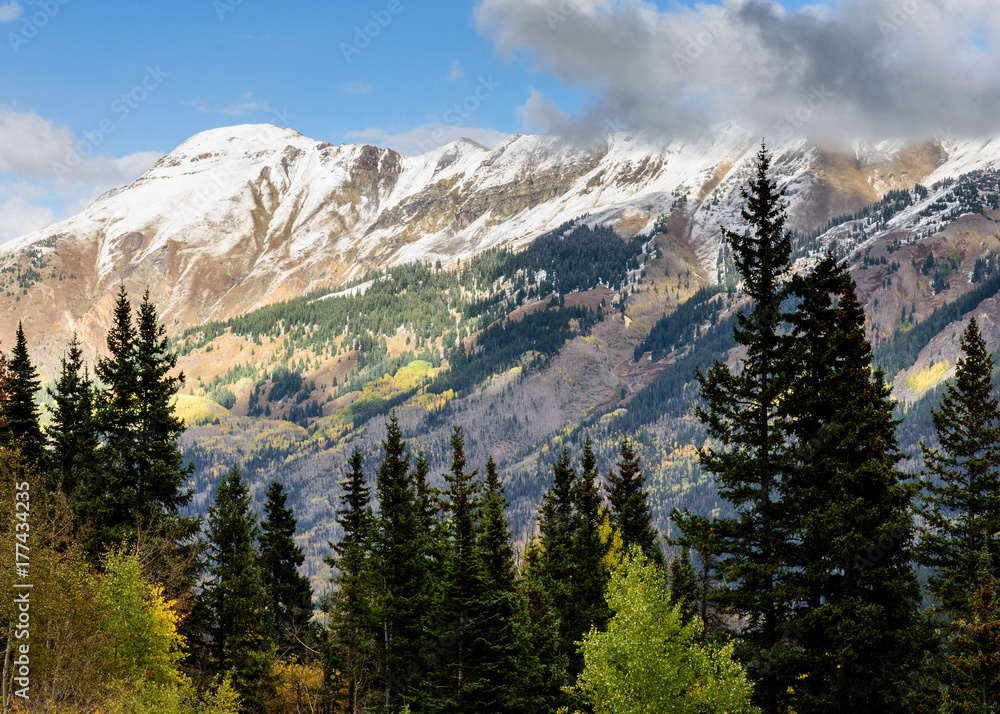 The San Juan Mountains in Colorado