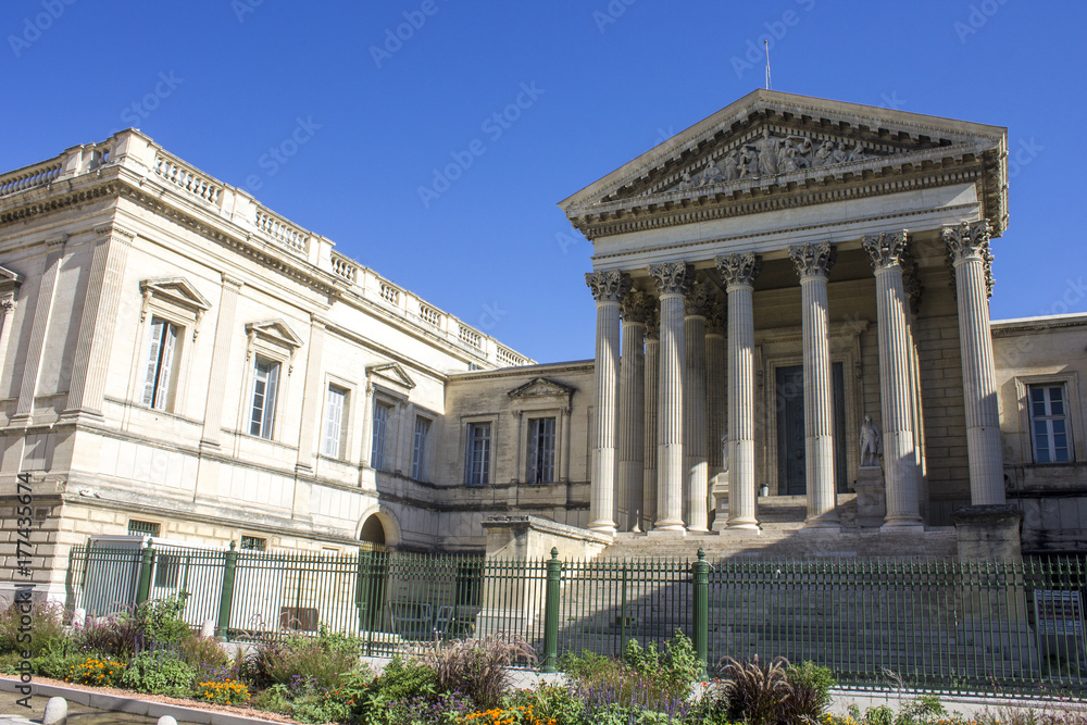 The Palais de Justice in Montpellier, France