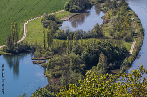 Teichlandschaft von Oben in der Nähe von Riedenburg
