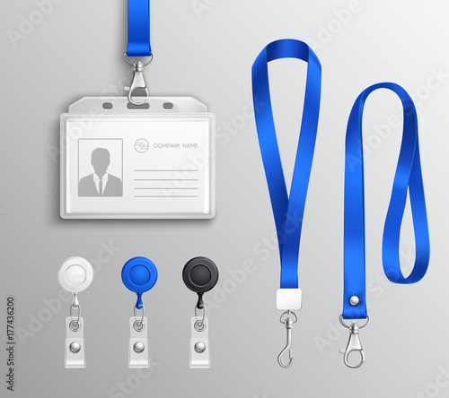 Identification Card Badge Accessories Set