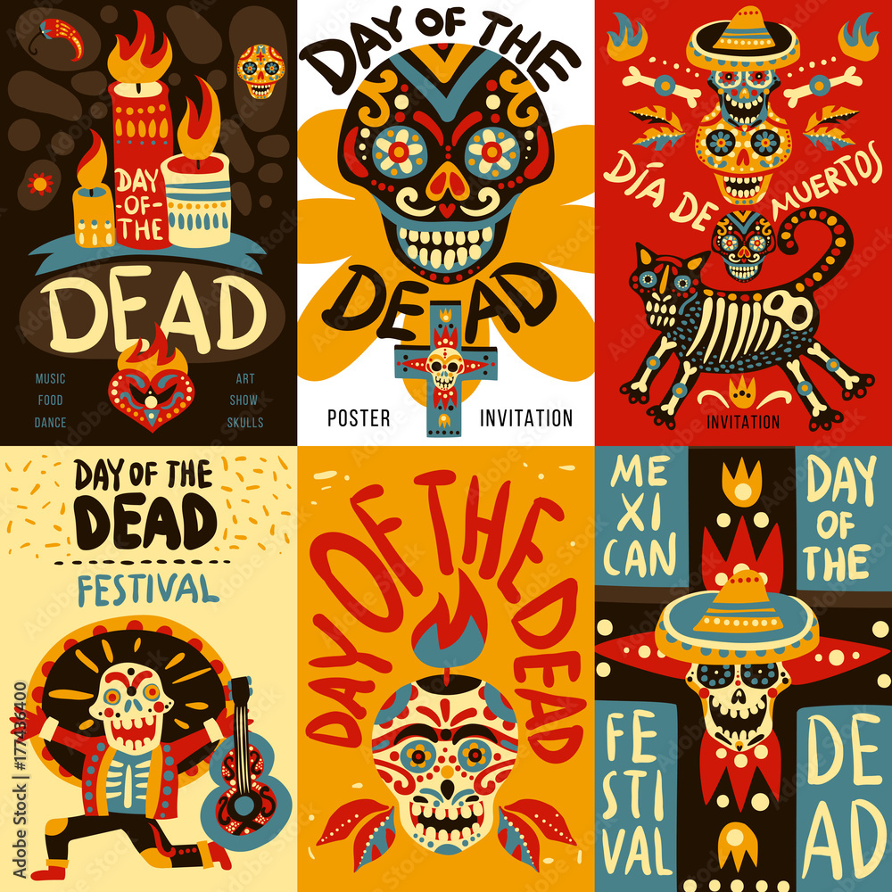 Dead Day Mexico Bannes Set Dead Day Mexico Bannes Set