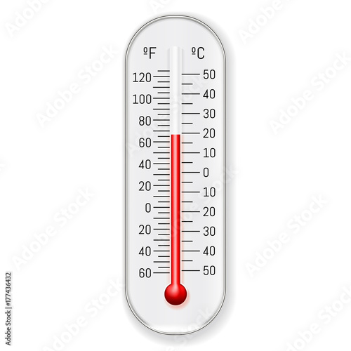 Meteorology Thermometer Celsius Fahrenheit Realistic