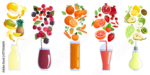 Smoothie Colored Composition