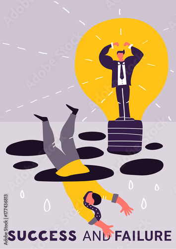 Failure Success Business Poster