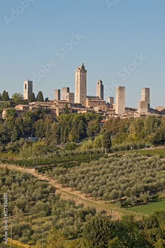 Hill Town of San Gimignano, Tuscany, Italy