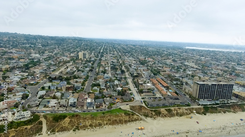 Aerial view of La Jolla Beach, California © jovannig