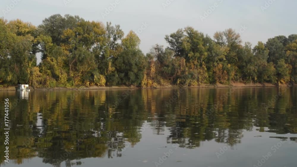 Tisa River in Autumn
Look at the riverside from the boat
Tisa River in Autumn
Look at the riverside from the boat