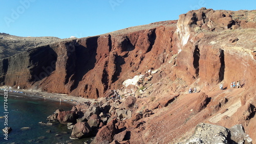 Red beach, akrotiri -santorini