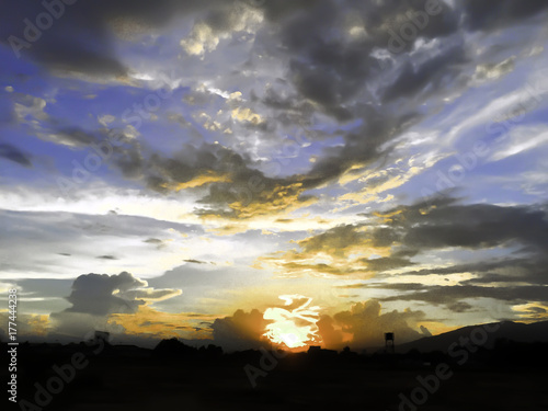 sunset