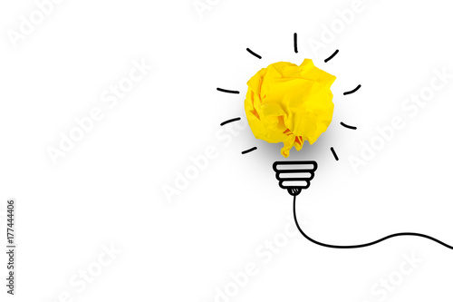 Obraz na płótnie Creative idea. Concept of idea, innovation and Inspiration