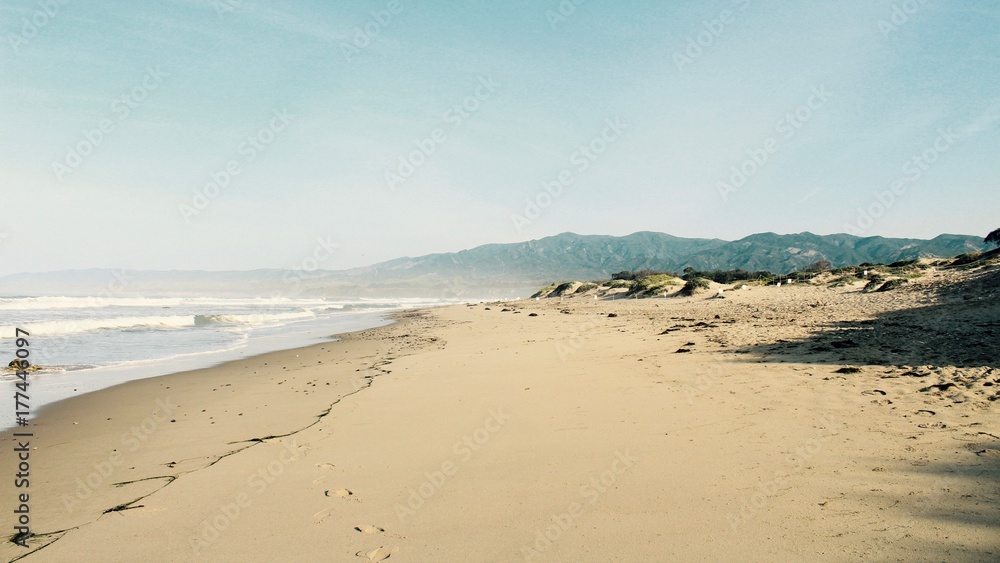 Santa Barbara, California - Morning at Coal Oil Point