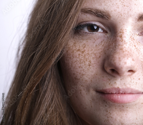 Beautiful freckles photo