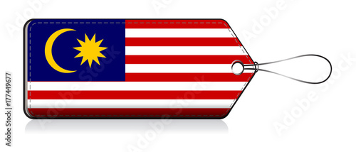 Malaysian emoji flag, Label of  Product made in Malaysia