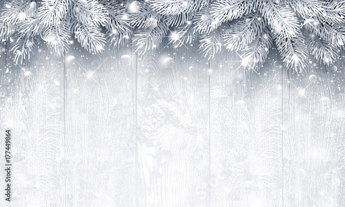 Christmas  Silver background