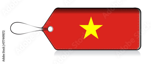 Vietnamese emoji flag, Label of  Product made in Vietnam