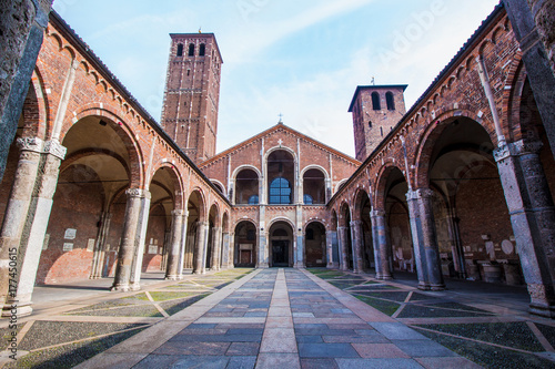 The Basilica of Sant Ambrogio in Milan  Italy