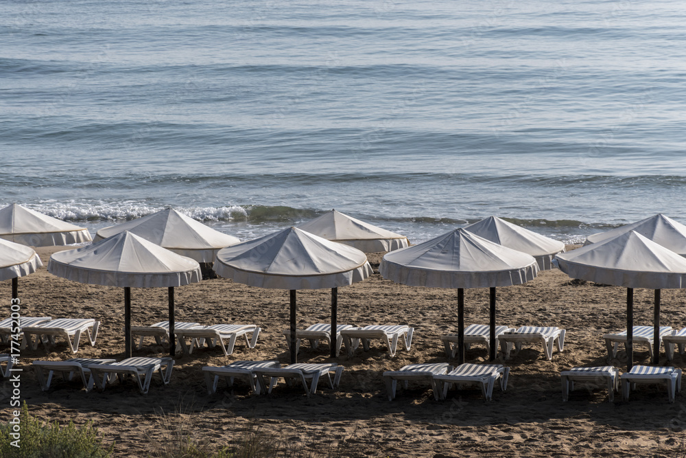 Obraz premium Detail of a beach of the Spanish coast