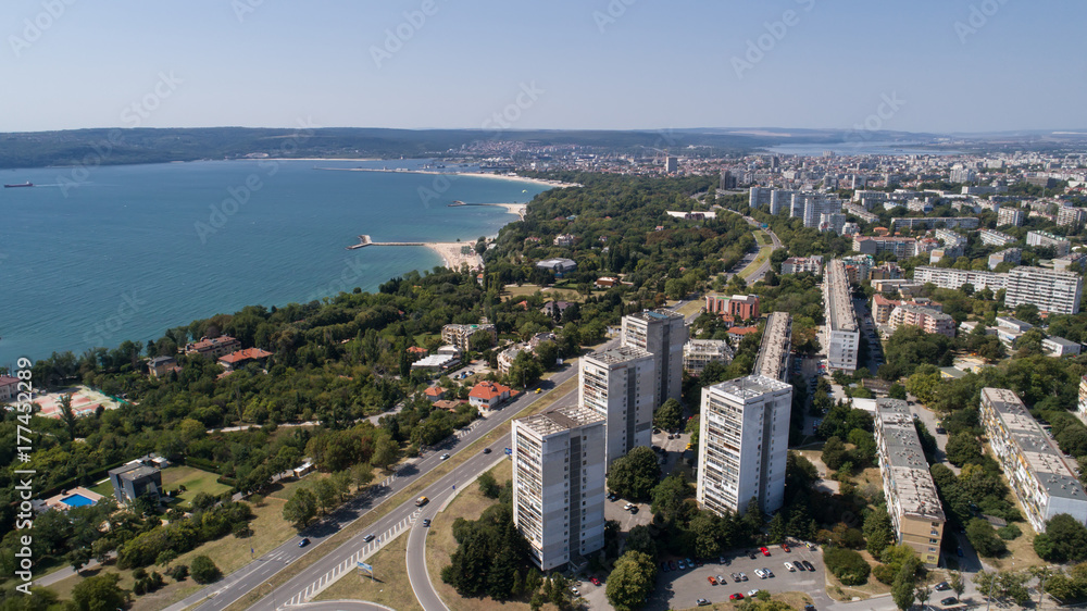 General view of Varna, the sea capital of Bulgaria.
