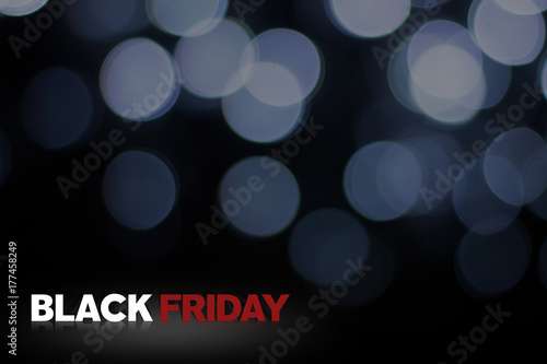 Black Friday with light blur background