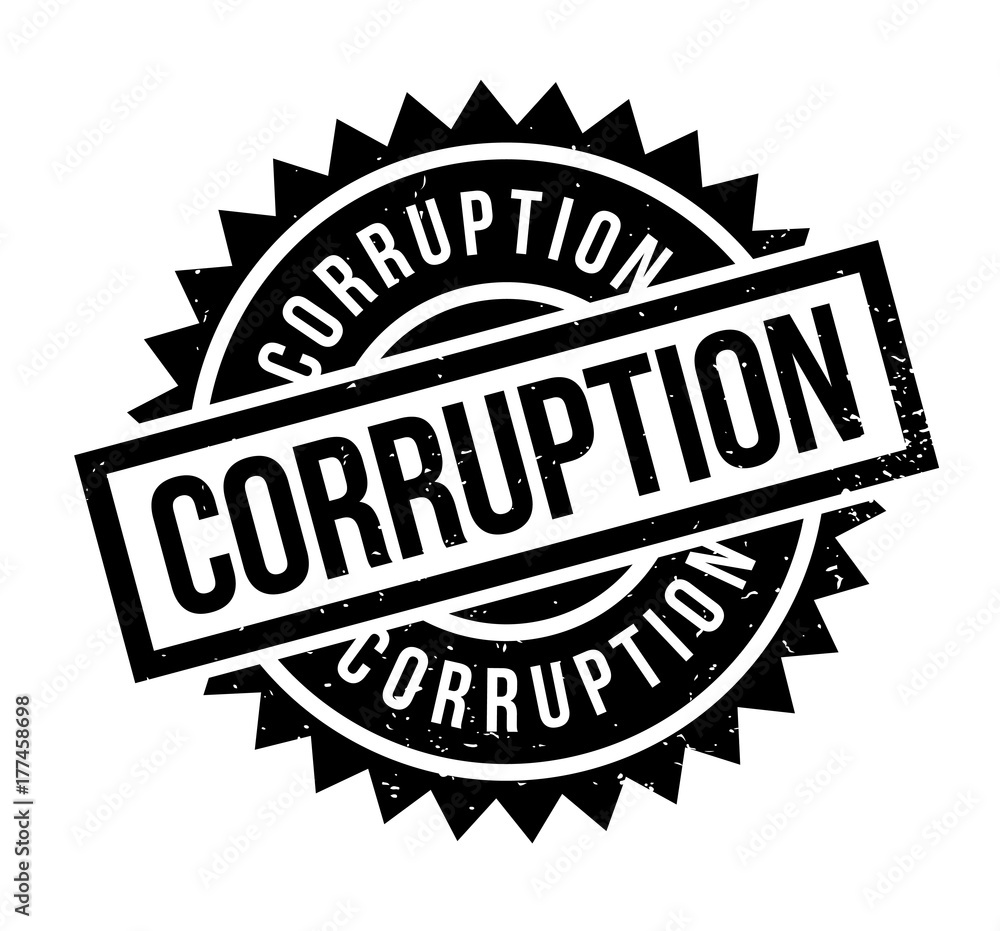 Corruption rubber stamp. Grunge design with dust scratches. Effects can be easily removed for a clean, crisp look. Color is easily changed. Corruption rubber stamp. Grunge design with dust scratches. Effects can be easily removed for a clean, crisp look. Color is easily changed.