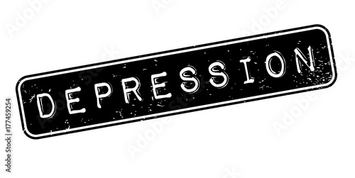 Depression rubber stamp. Grunge design with dust scratches. Effects can be easily removed for a clean, crisp look. Color is easily changed.
